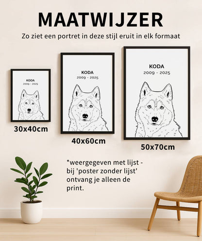 Line art-stijl
