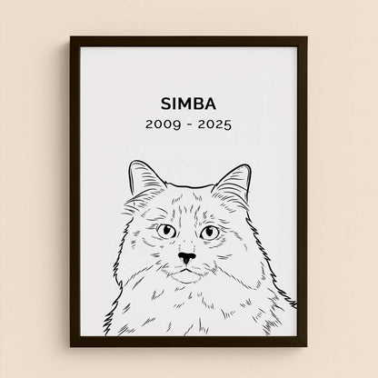 Line art-stijl